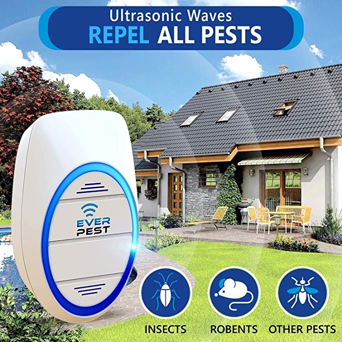 Ultrasonic Waves 
Repel All Pests